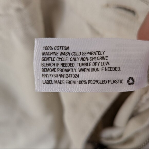 Sandy Liang x Target Cream Long Sleeve 90s Coveralls Jumpsuit Women's size 6 - Picture 11 of 11